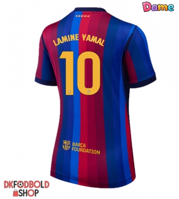 Barcelona Lamine Yamal #10 Hjemmebanetrøje Dame 2026-27 Kort ærmer Barcelona Lamine Yamal #10 Hjemmebanetrøje Dame 2026-27 Kort ærmer